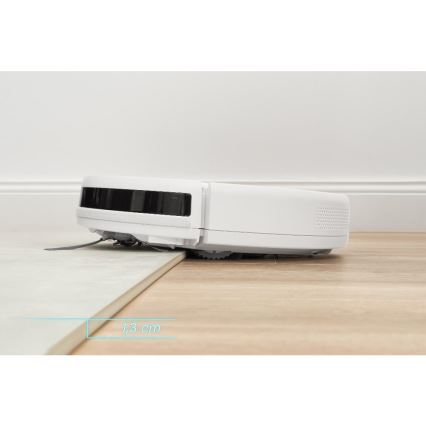 Sencor - Robotstofzuiger met dweilfunctie 2-in-1 18W/1500 mAh wit + afstandsbediening