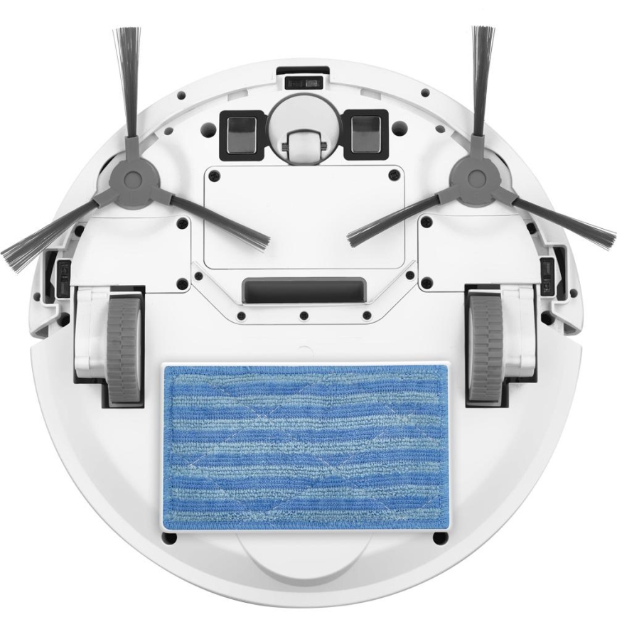 Sencor - Robotstofzuiger met dweilfunctie 2-in-1 18W/1500 mAh wit + afstandsbediening