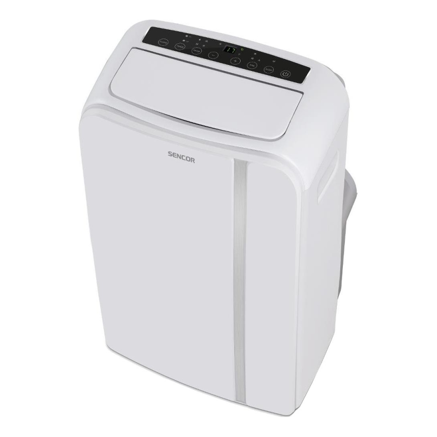 Sencor - Slimme mobiele airco 3in1 inclusief complete accessoires 1450W/230V 12000 BTU Wi-Fi wit + afstandsbediening