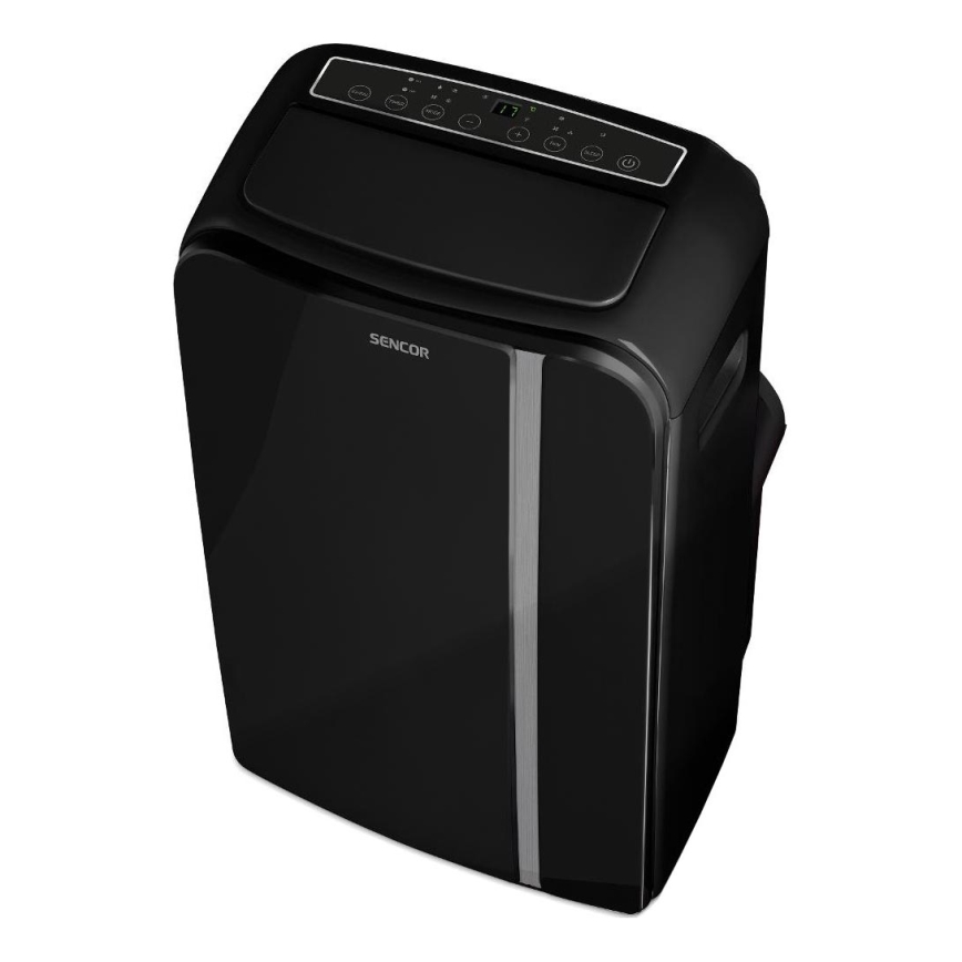 Sencor - Slimme mobiele airco 3in1 inclusief complete accessoires 1450W/230V 12000 BTU Wi-Fi zwart + afstandsbediening