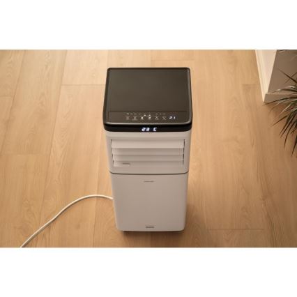 Sencor - Slimme mobiele airconditioner 3-in-1 inclusief complete accessoires 1020W/230V 10000 BTU Wi-Fi wit + afstandsbediening