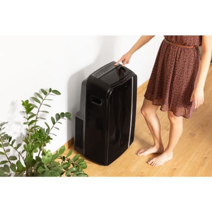 Sencor - Slimme mobiele airco 3in1 inclusief complete accessoires 1450W/230V 12000 BTU Wi-Fi zwart + afstandsbediening
