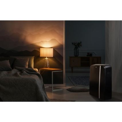 Sencor - Slimme mobiele airco 3in1 inclusief complete accessoires 1450W/230V 12000 BTU Wi-Fi zwart + afstandsbediening