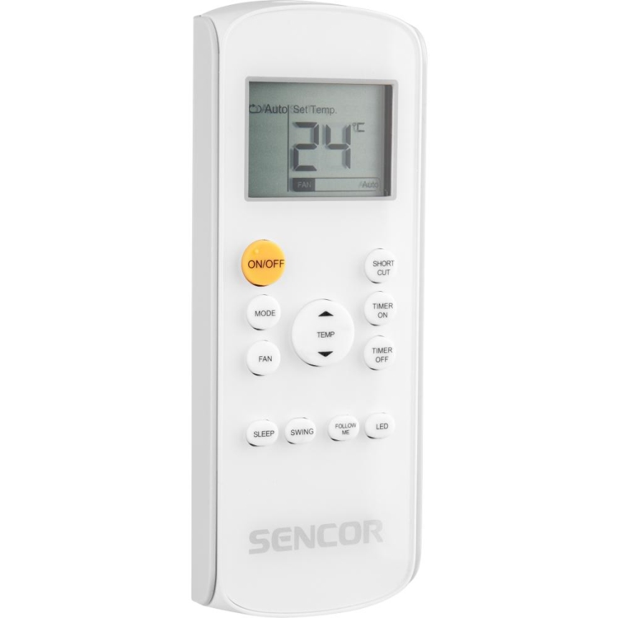 Sencor - Slimme mobiele airco 3in1 inclusief complete accessoires 1450W/230V 12000 BTU Wi-Fi zwart + afstandsbediening