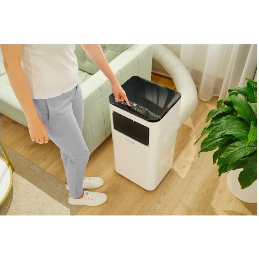 Sencor - Slimme mobiele airco 3in1 inclusief complete accessoires 805W/230V 8000 BTU Wi-Fi + afstandsbediening