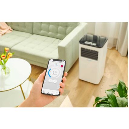 Sencor - Slimme mobiele airco 3in1 inclusief complete accessoires 805W/230V 8000 BTU Wi-Fi + afstandsbediening