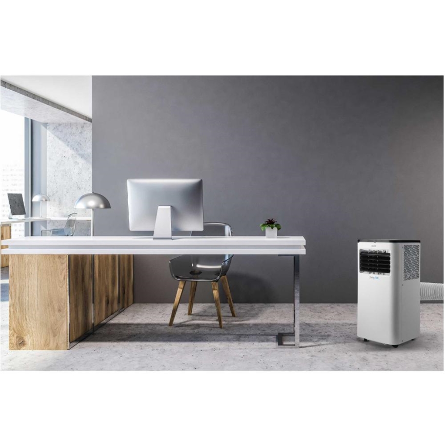Sencor - Slimme mobiele airco 3in1 inclusief complete accessoires 805W/230V 8000 BTU Wi-Fi + afstandsbediening