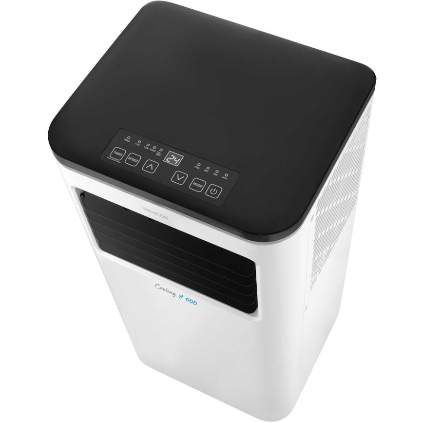 Sencor - Slimme mobiele airco 3in1 inclusief complete accessoires 805W/230V 8000 BTU Wi-Fi + afstandsbediening
