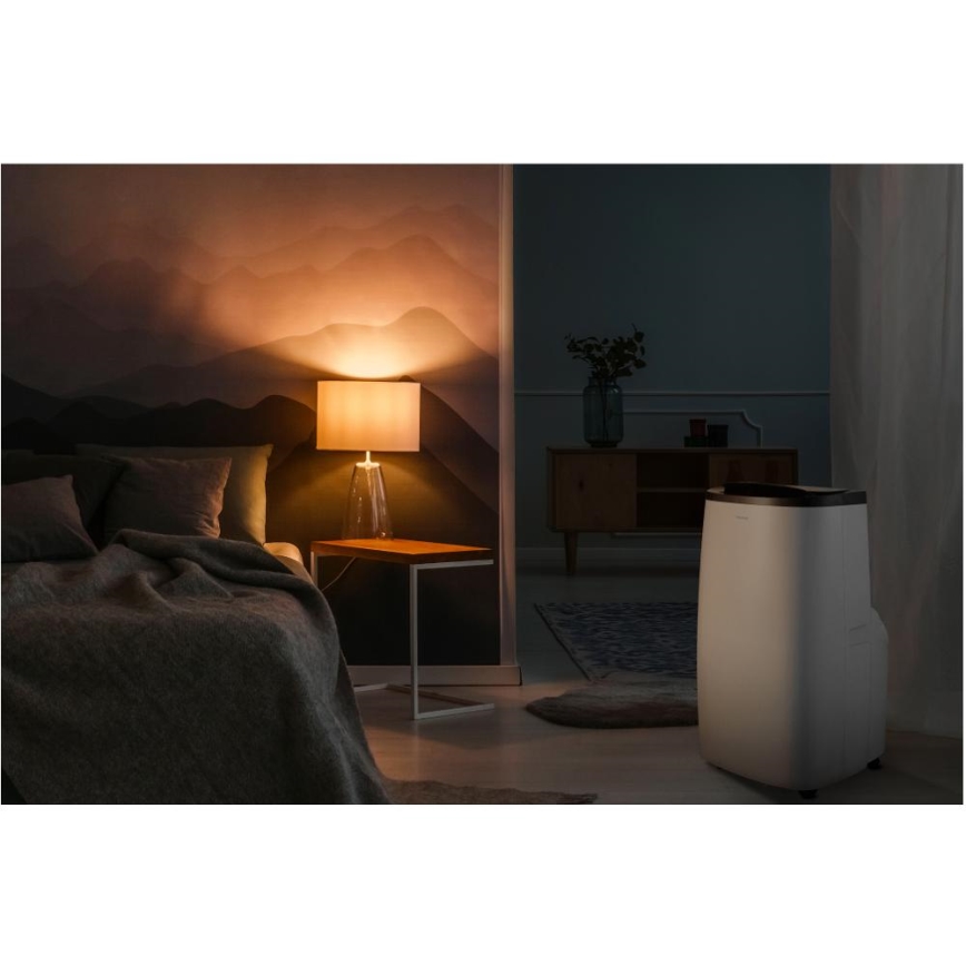 Sencor - Slimme mobiele airconditioner 4-in-1, inclusief complete accessoires, 1700W/230V 12000 BTU Wi-Fi wit + afstandsbediening