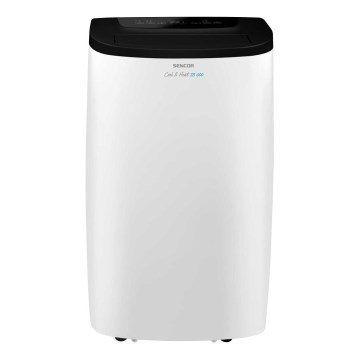Sencor - Slimme mobiele airconditioner 4-in-1 inclusief complete accessoires 1750W/230V 18000 BTU Wi-Fi wit + afstandsbediening