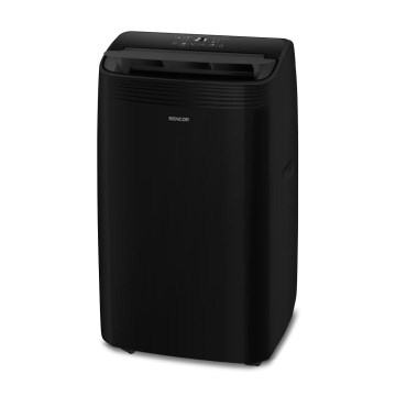 Sencor - Slimme mobiele airconditioner 4-in-1 met complete accessoires 900W/230V 9000 BTU Wi-Fi zwart + afstandsbediening