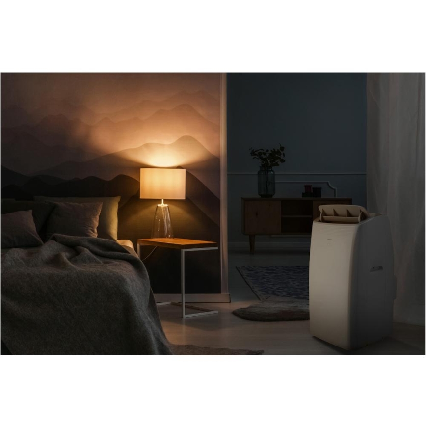 Sencor - Slimme mobiele airconditioner 5-in-1 inclusief complete accessoires 733W/230V 9000 BTU Wi-Fi wit + afstandsbediening
