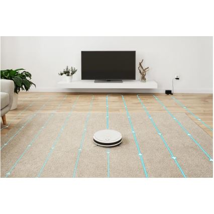 Sencor - Slimme robotstofzuiger met dweilfunctie 2-in-1 28W/2600 mAh Wi-Fi wit + afstandsbediening