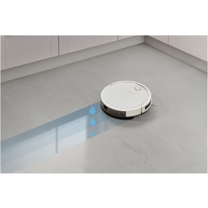 Sencor - Slimme robotstofzuiger met dweilfunctie 2-in-1 28W/2600 mAh Wi-Fi wit + afstandsbediening
