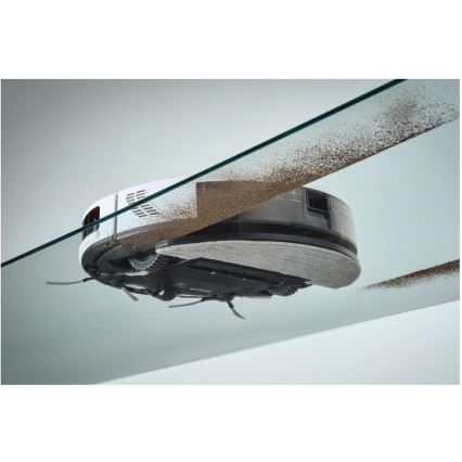 Sencor - Slimme robotstofzuiger met dweilfunctie 2-in-1 28W/2600 mAh Wi-Fi wit + afstandsbediening