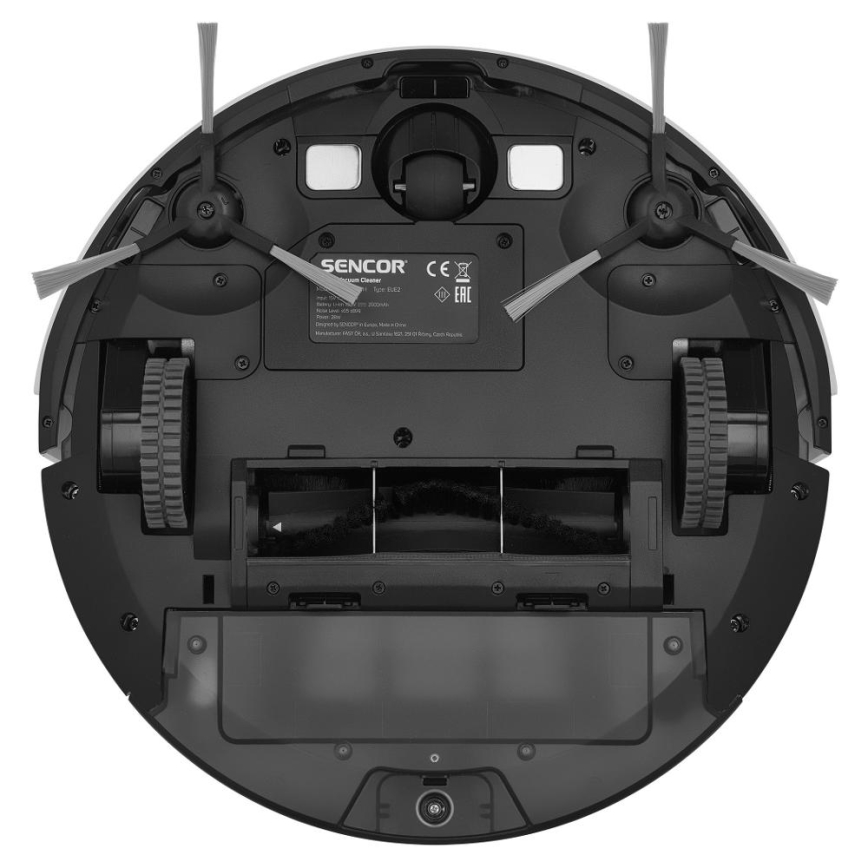 Sencor - Slimme robotstofzuiger met dweilfunctie 2-in-1 28W/2600 mAh Wi-Fi wit + afstandsbediening