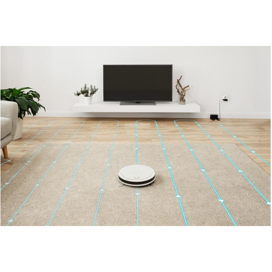 Sencor - Slimme robotstofzuiger met een dweil 2in1 28W/2600 mAh Wi-Fi wit + afstandsbediening