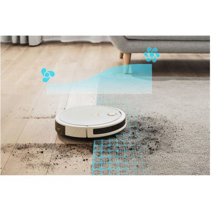 Sencor - Slimme robotstofzuiger met een dweil 2in1 28W/2600 mAh Wi-Fi wit + afstandsbediening