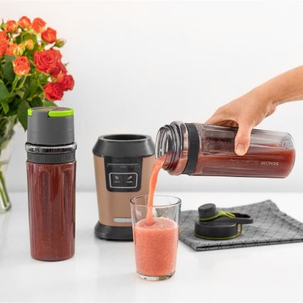 Sencor - Smoothieblender met accessoires 800W/230V koperkleurig