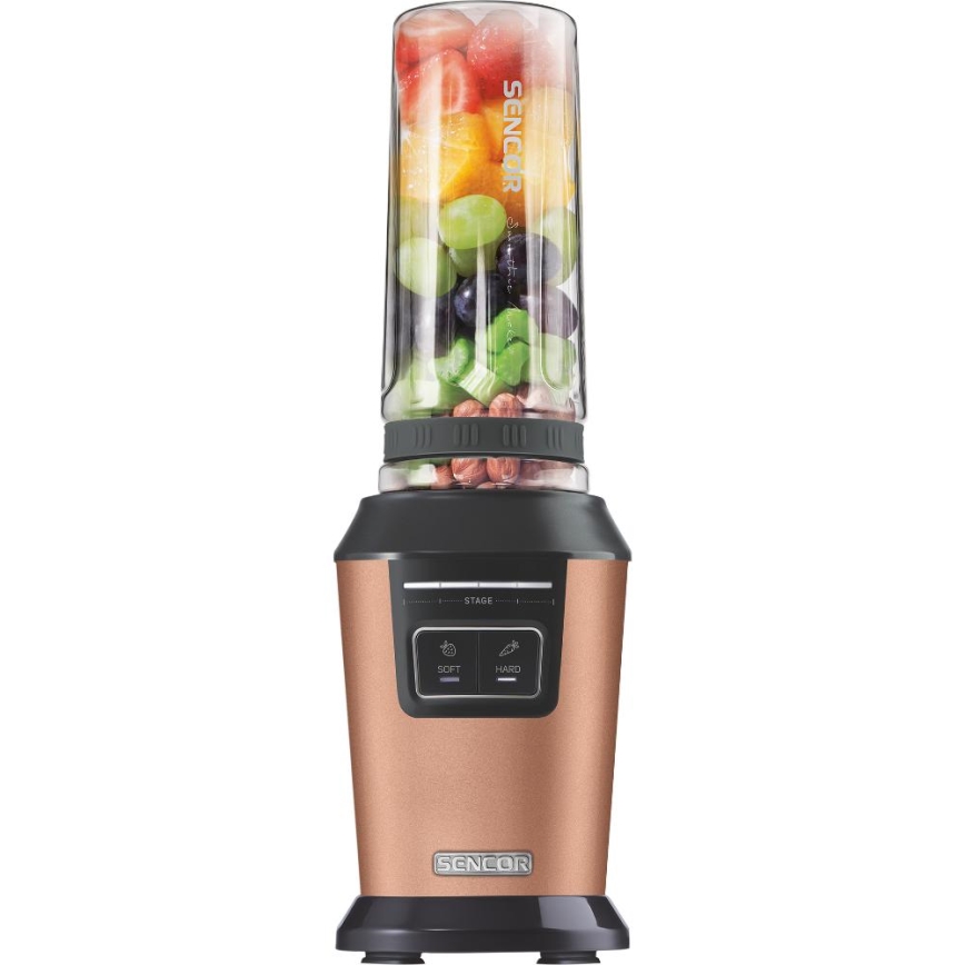 Sencor - Smoothieblender met accessoires 800W/230V koperkleurig
