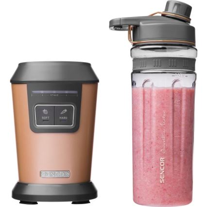Sencor - Smoothieblender met accessoires 800W/230V koperkleurig