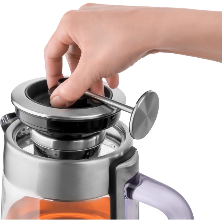 Sencor - Snelle waterkoker met temperatuurregeling 1,5 l 1500W/230V RVS