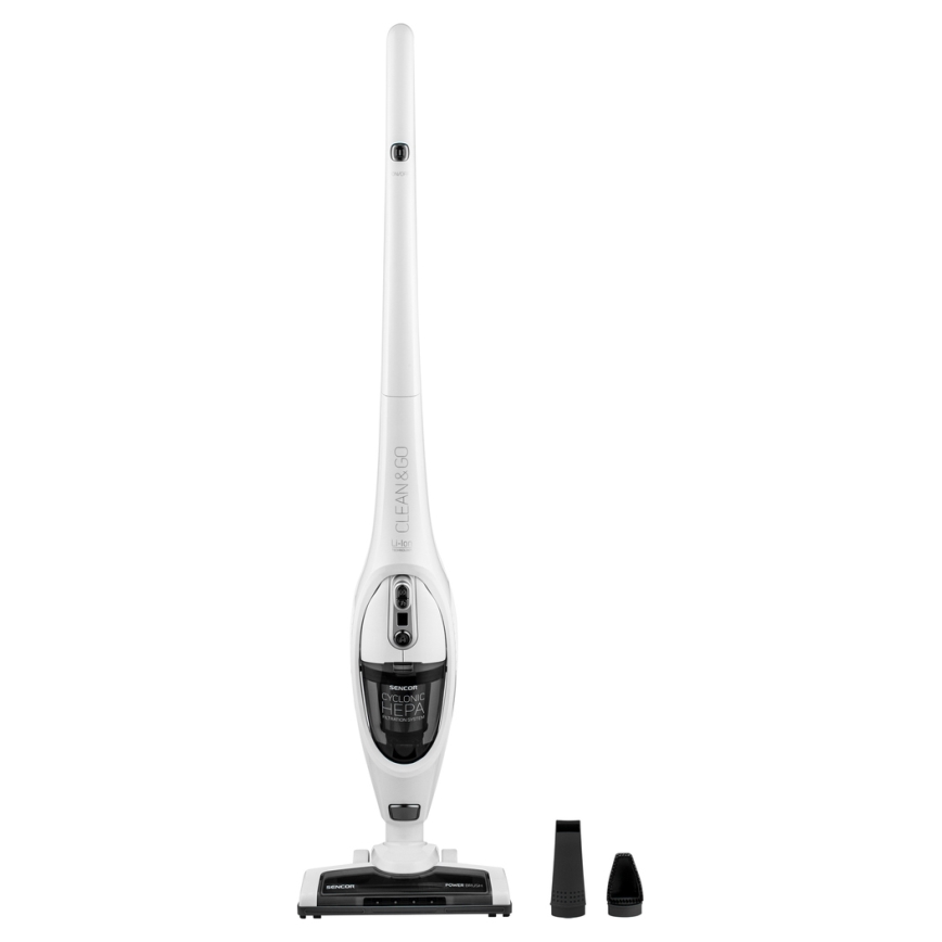 Sencor - Snoerloze Steel Stofzuiger 2in1 met Elektrische Borstel 2200 mAh