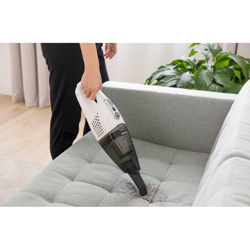 Sencor - Snoerloze Steel Stofzuiger 2in1 met Elektrische Borstel 2200 mAh
