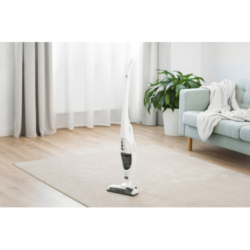 Sencor - Snoerloze Steel Stofzuiger 2in1 met Elektrische Borstel 2200 mAh