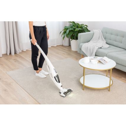 Sencor - Snoerloze Steel Stofzuiger 2in1 met Elektrische Borstel 2200 mAh