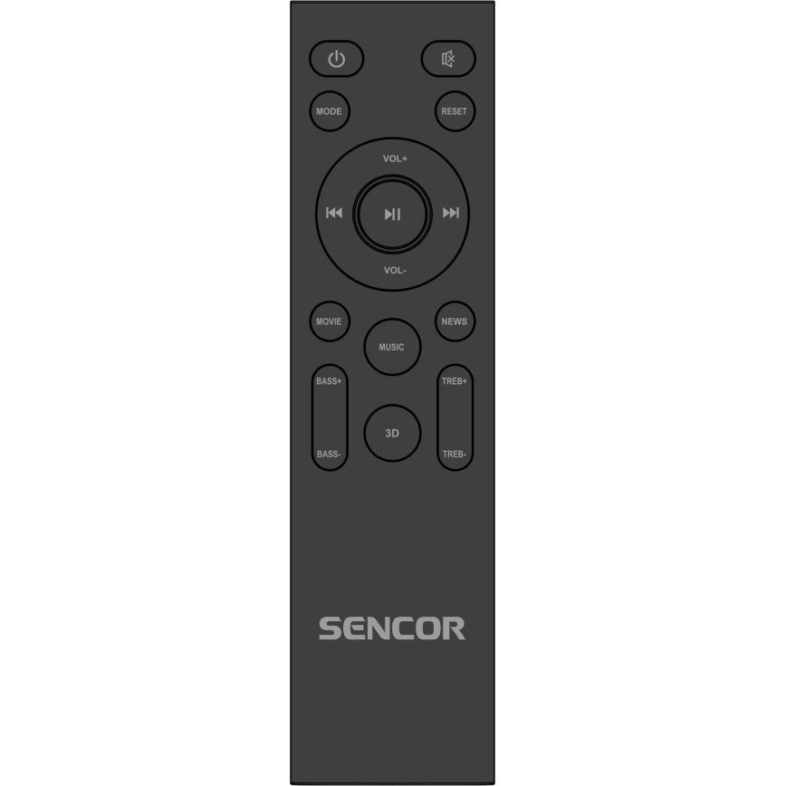 Sencor - Soundbar 200W/230V + afstandsbediening