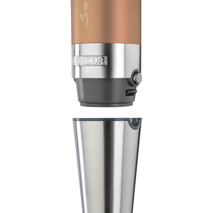 Sencor - Staafmixer 4in1 1200W/230V roestvrij staal/koper