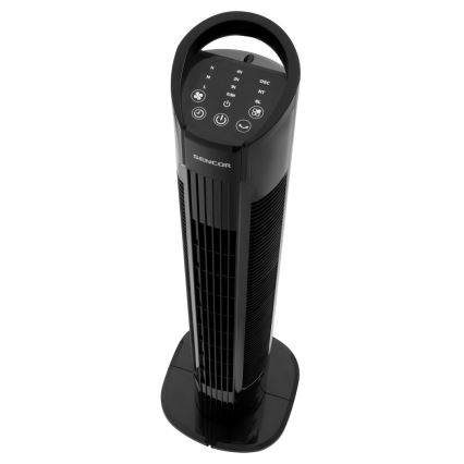Sencor - Staande Ventilator 50W/230V zwart + afstandsbediening