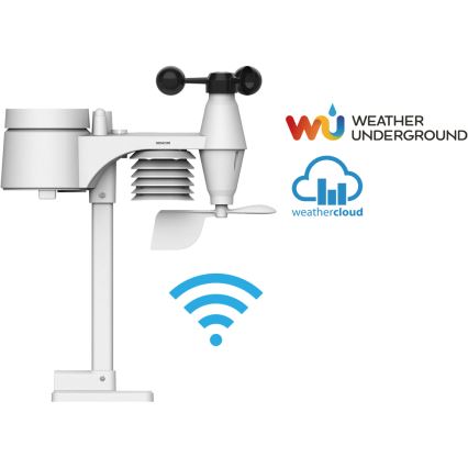 Sencor - Station météo professionnelle avec écran LCD couleur 1xCR2032 Wi-Fi