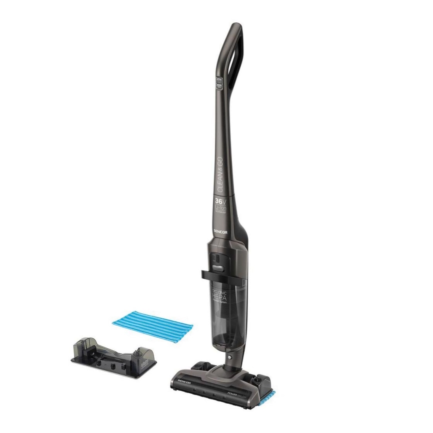 Sencor- Steelstofzuiger met elektrische roterende borstel en dweil 150W/36V 2150 mAh