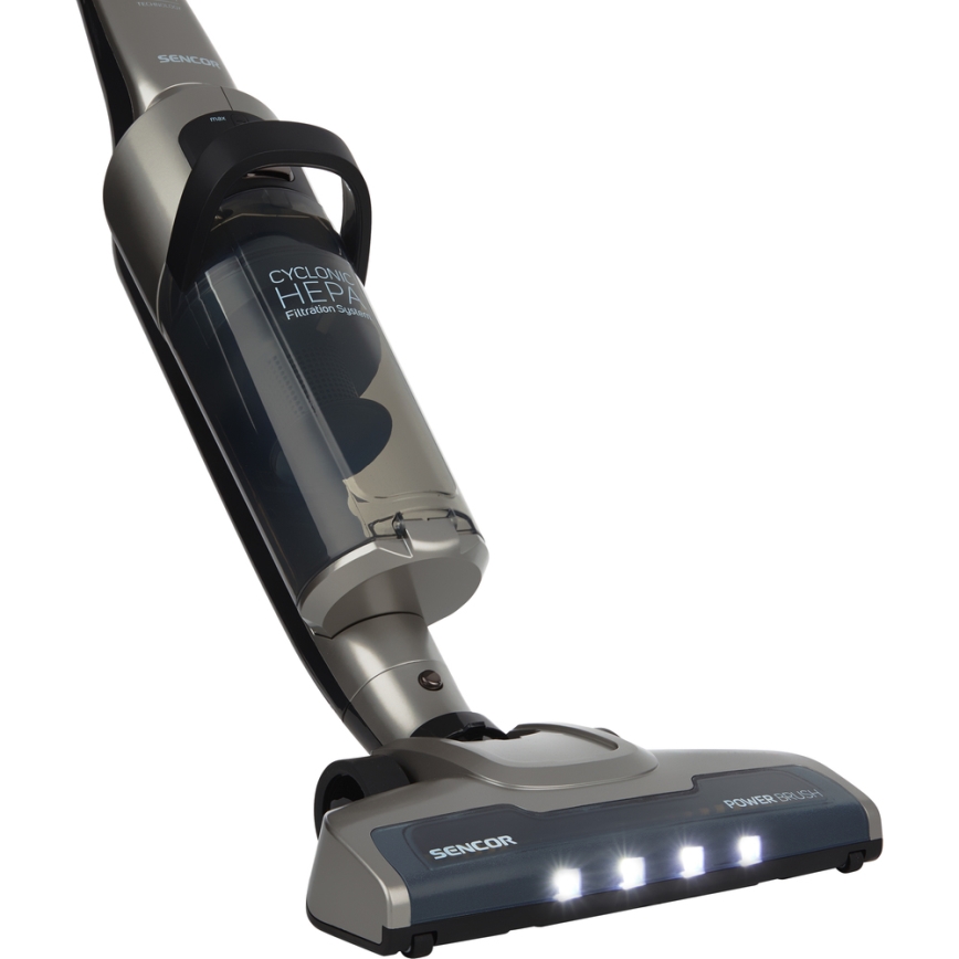 Sencor- Steelstofzuiger met elektrische roterende borstel en dweil 150W/36V 2150 mAh