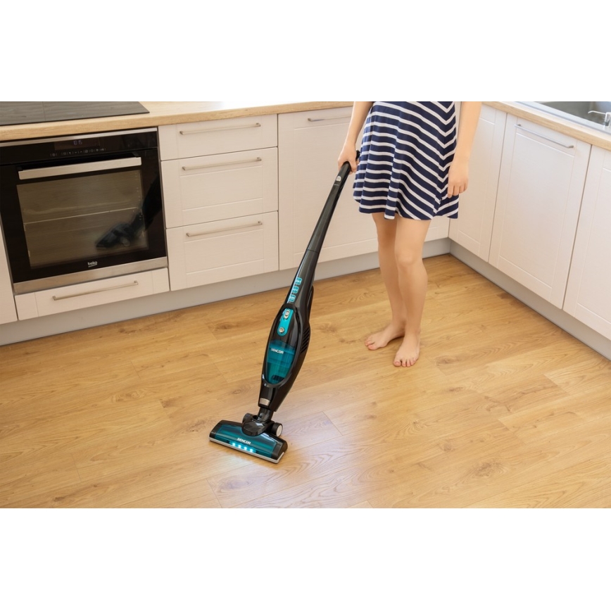 Sencor - Stok Stofzuiger 2in1 80W/14,4V 2200 mAh zwart/blauw