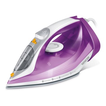 Sencor - Stoom Strijkijzer 2400W/230V paars/wit