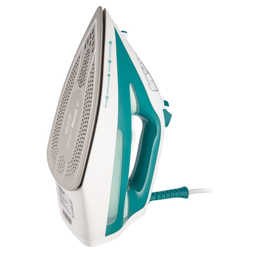 Sencor - Stoom Strijkijzer 2600W/230V turkoois/wit