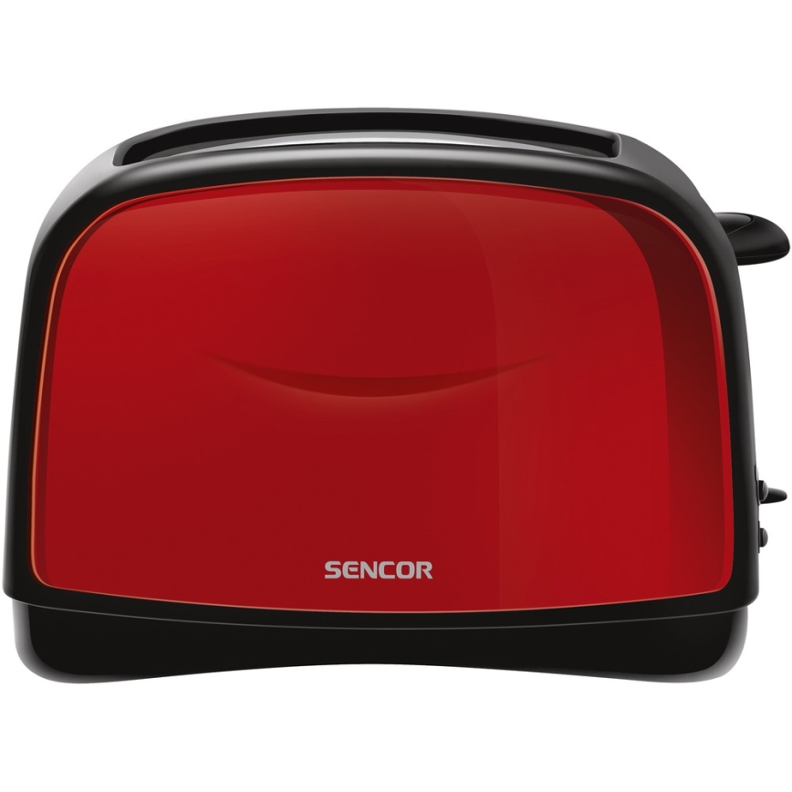Sencor - Toasteur avec deux emplacements 850W/230V rouge