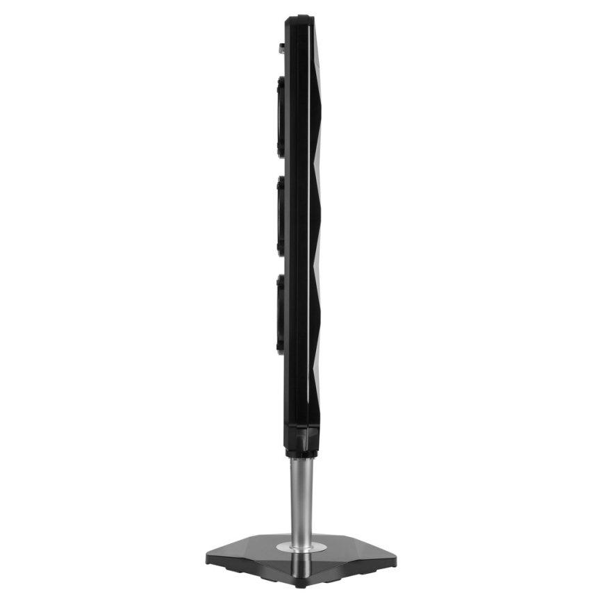 Sencor - UltraThin staande ventilator 90W/230V zwart + afstandsbediening