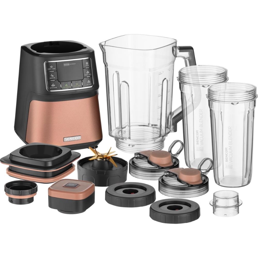 Sencor - Vacuüm tafelblender 1500W/230V koper