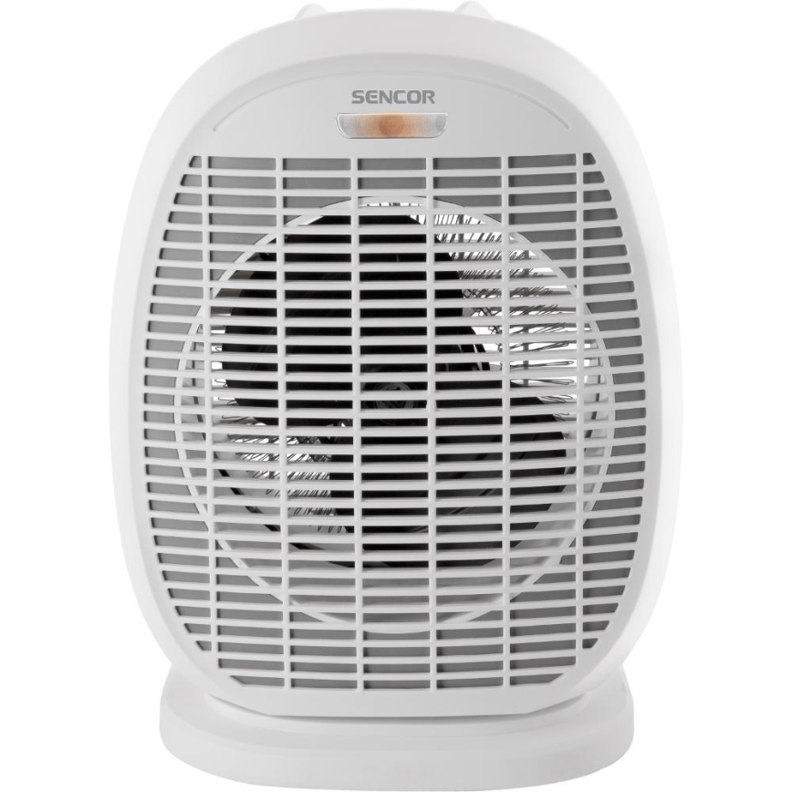 Sencor - Ventilateur avec élément chauffant 1200/2000W/230V blanc/gris