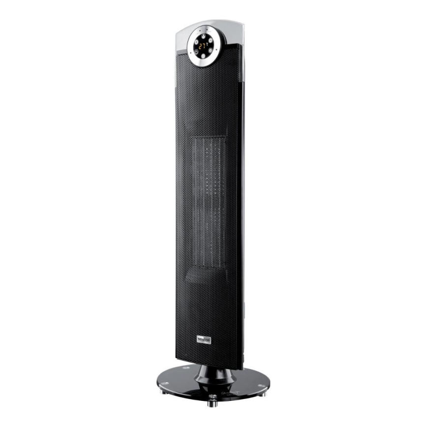 Sencor - Ventilateur chauffant céramique 1300/2500W/230V noir + télécommande