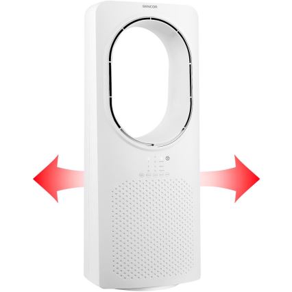Sencor - Ventilateur de sol sans pale 50W/230V blanc + Télécommande