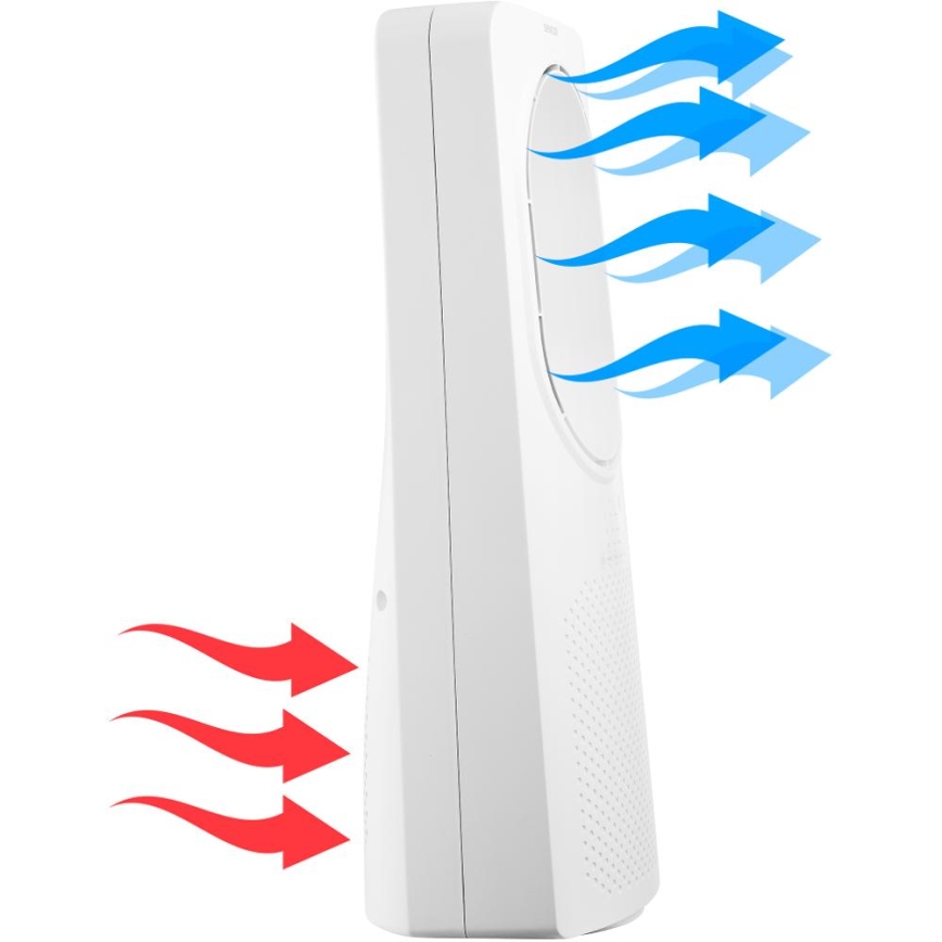 Sencor - Ventilateur de sol sans pale 50W/230V blanc + Télécommande