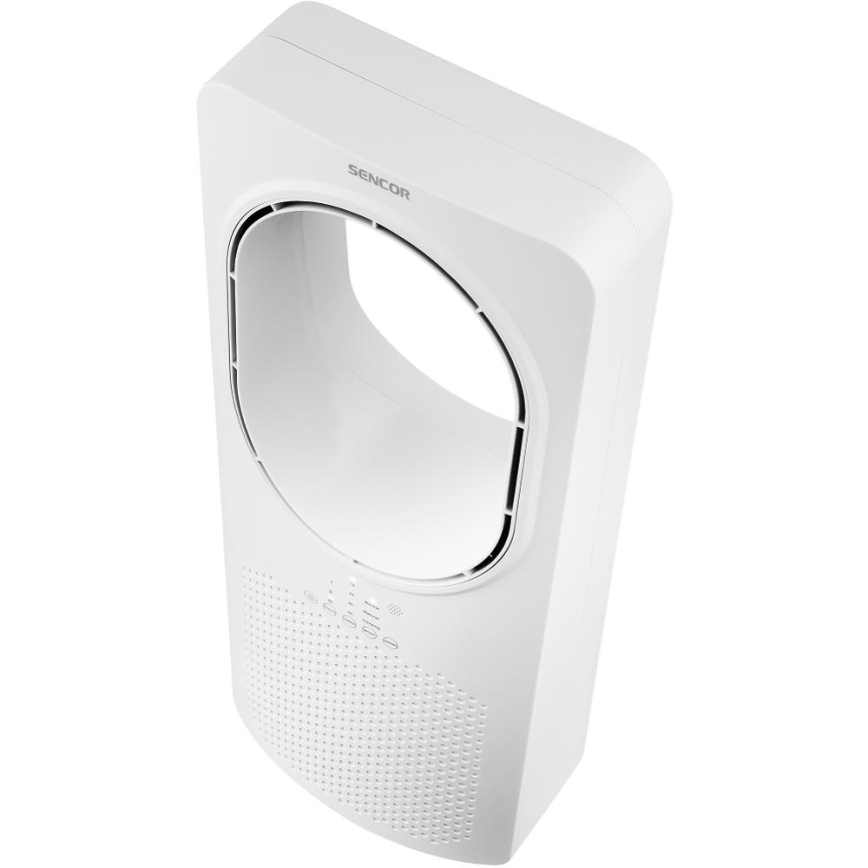 Sencor - Ventilateur de sol sans pale 50W/230V blanc + Télécommande