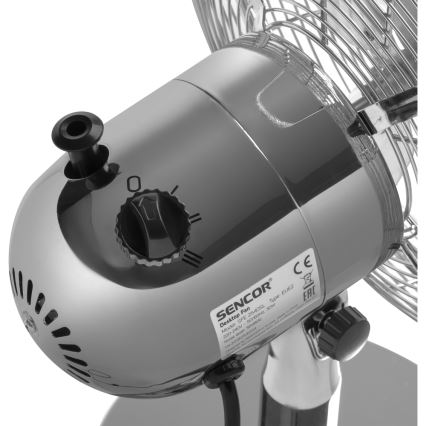 Sencor - Ventilateur de table 30W/230V chrome brillant