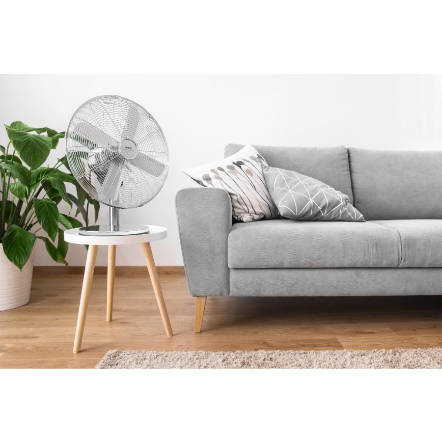 Sencor - Ventilateur de table 50W/230V chrome brillant