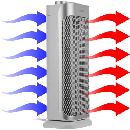 Sencor - Ventilateur en céramique avec chauffage et thermostat 1000/2000W/230V